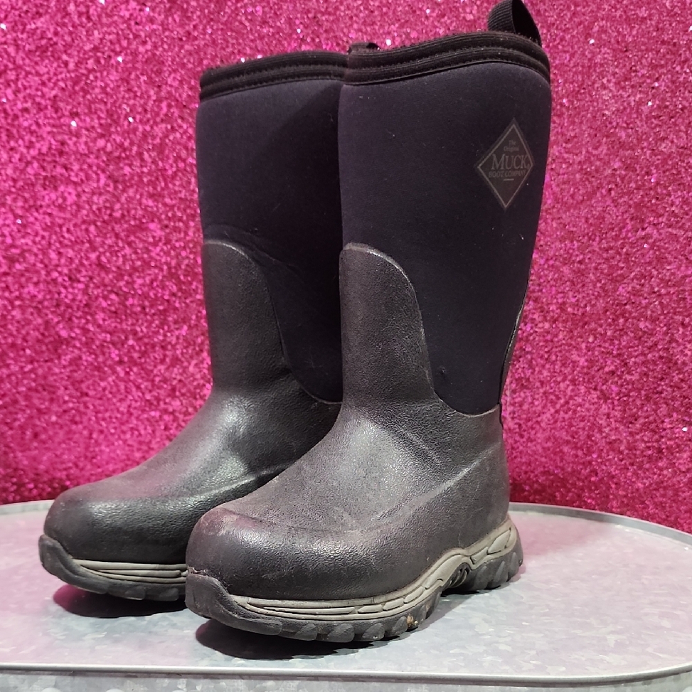 Muck Kids Waterproof Black Boots